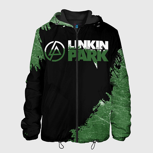 Мужская куртка Линкин Парк в стиле Гранж Linkin Park / 3D-Черный – фото 1