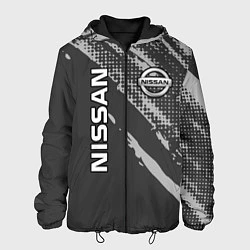 Куртка с капюшоном мужская Nissan Car Ниссан, цвет: 3D-черный