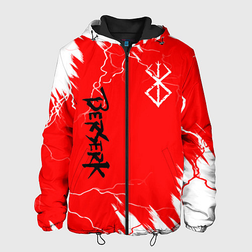 Мужская куртка BERSERK logo / 3D-Черный – фото 1