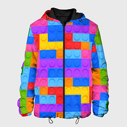 Куртка с капюшоном мужская Лего-го, цвет: 3D-черный
