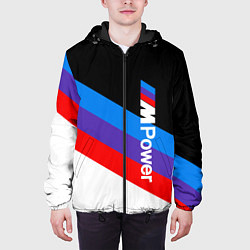 Куртка с капюшоном мужская MPower BMW, цвет: 3D-черный — фото 2