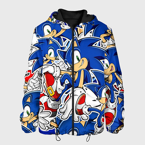 Мужская куртка SONIC ПАТТЕРН СОНИК / 3D-Черный – фото 1