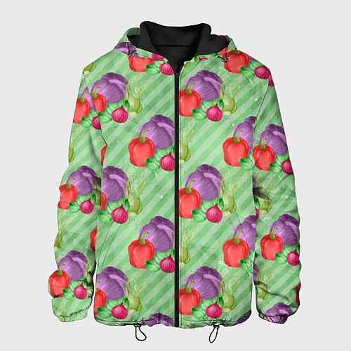 Мужская куртка Vegan Огород / 3D-Черный – фото 1