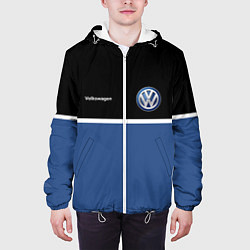 Куртка с капюшоном мужская VW Два цвета, цвет: 3D-белый — фото 2
