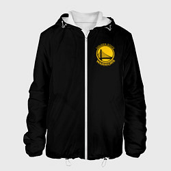 Куртка с капюшоном мужская GOLDEN STATE WARRIORS BLACK STYLE, цвет: 3D-белый