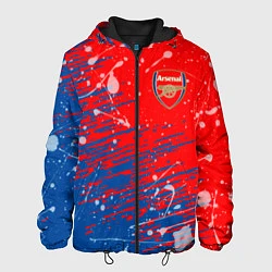 Куртка с капюшоном мужская Arsenal: Фирменные цвета, цвет: 3D-черный