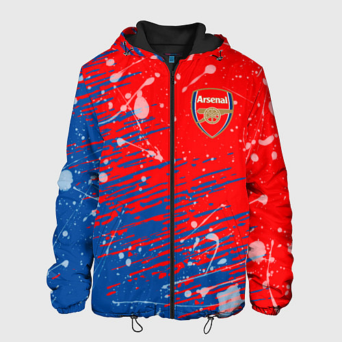 Мужская куртка Arsenal: Фирменные цвета / 3D-Черный – фото 1