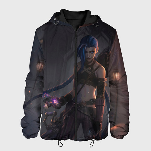 Мужская куртка Дерзкая Джинкс / 3D-Черный – фото 1