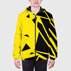 Куртка с капюшоном мужская Цвета победы, цвет: 3D-черный — фото 2