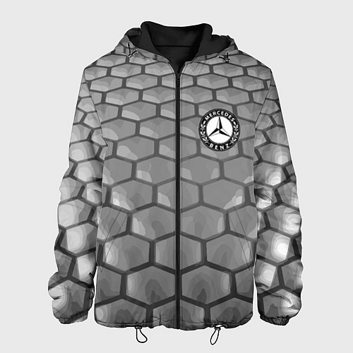 Мужская куртка Mercedes-Benz pattern / 3D-Черный – фото 1
