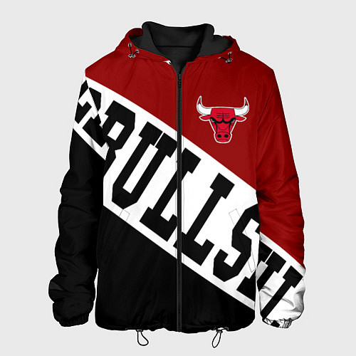 Мужская куртка Чикаго Буллз, Chicago Bulls, SPORT / 3D-Черный – фото 1