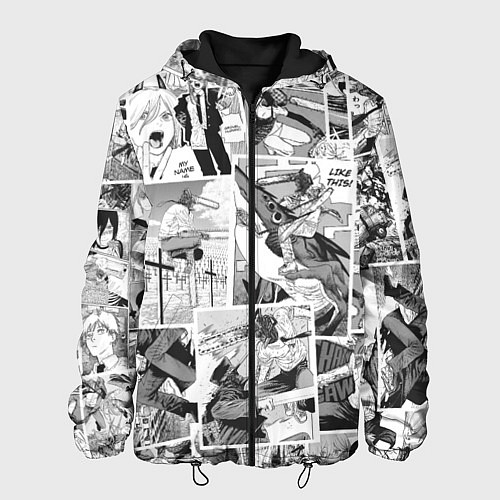 Мужская куртка Chainsaw Man Человек-бензопила манга / 3D-Черный – фото 1