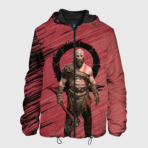 Мужская куртка Кратос God of War / 3D-Черный – фото 1