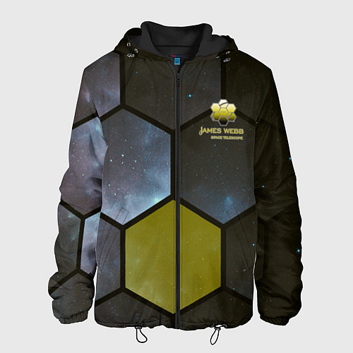 Мужская куртка JWST space cell theme / 3D-Черный – фото 1