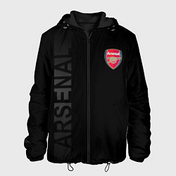 Куртка с капюшоном мужская ФК Арсенал, цвет: 3D-черный