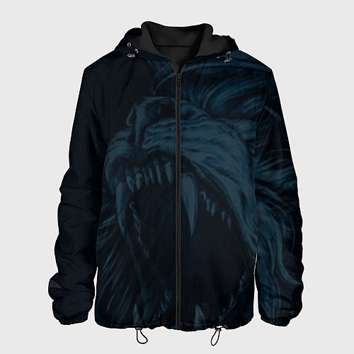 Мужская куртка Zenit lion dark theme / 3D-Черный – фото 1