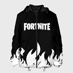 Куртка с капюшоном мужская Fortnite Огонь, цвет: 3D-черный