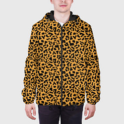 Куртка с капюшоном мужская Леопард Leopard, цвет: 3D-черный — фото 2