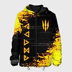 Куртка с капюшоном мужская The Witcher Neon, цвет: 3D-черный