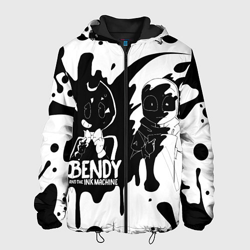Мужская куртка BLACK AND WHITE BENDY / 3D-Черный – фото 1