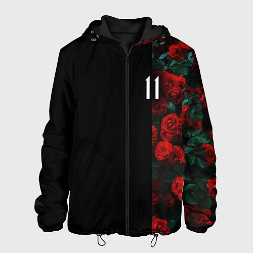 Мужская куртка РОЗЫ 11 / 3D-Черный – фото 1