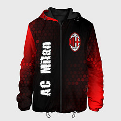 Куртка с капюшоном мужская AC MILAN AC Milan Графика, цвет: 3D-черный