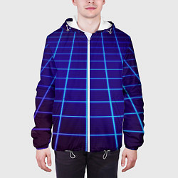 Куртка с капюшоном мужская NEON 3D WORLD, цвет: 3D-белый — фото 2
