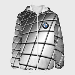 Куртка с капюшоном мужская BMW pattern 2022, цвет: 3D-белый