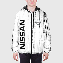 Куртка с капюшоном мужская Nissan ниссан,, цвет: 3D-черный — фото 2