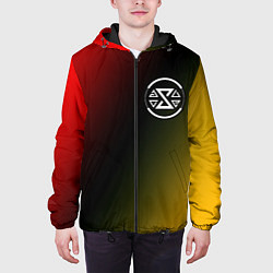 Куртка с капюшоном мужская THE WITCHER 3 - Градиент, цвет: 3D-черный — фото 2