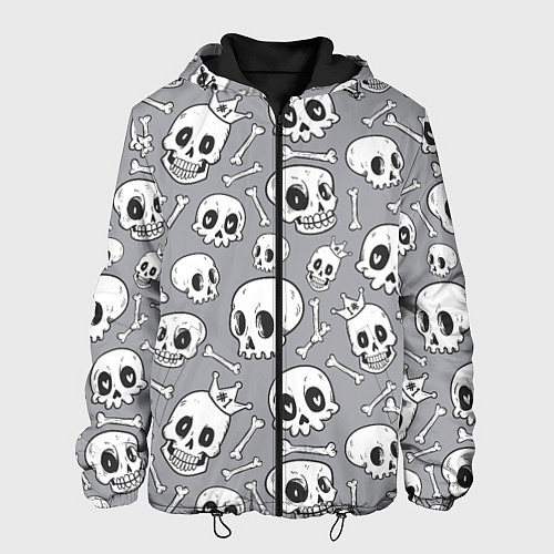 Мужская куртка Skulls & bones / 3D-Черный – фото 1