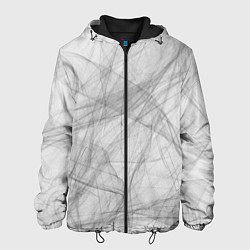 Куртка с капюшоном мужская Коллекция Get inspired! Абстракция 528-345-Gi-fl44, цвет: 3D-черный