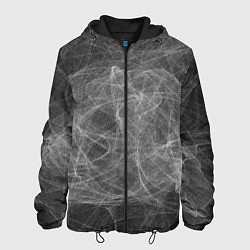 Куртка с капюшоном мужская Коллекция Get inspired! Абстракция Fl-44-i, цвет: 3D-черный