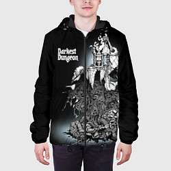 Куртка с капюшоном мужская Darkest Dungeon: skulls, цвет: 3D-черный — фото 2