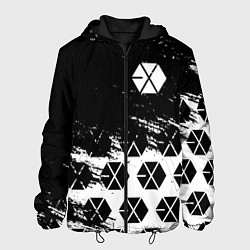 Куртка с капюшоном мужская EXO BAND : эхо, цвет: 3D-черный