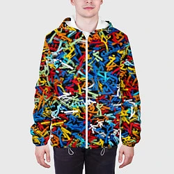 Куртка с капюшоном мужская Зимние виды спорта 2022, цвет: 3D-белый — фото 2
