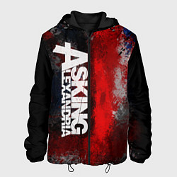 Куртка с капюшоном мужская Asking Alexandria British, цвет: 3D-черный