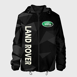 Куртка с капюшоном мужская Land Rover геометрия, цвет: 3D-черный