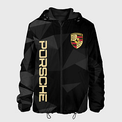 Куртка с капюшоном мужская Porsche Порше, цвет: 3D-черный