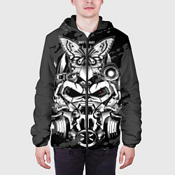Куртка с капюшоном мужская Power ArmorFallout, цвет: 3D-черный — фото 2