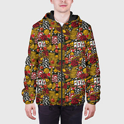 Куртка с капюшоном мужская Игорный Дом Казино, цвет: 3D-черный — фото 2