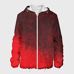 Куртка с капюшоном мужская RED GRUNGE SPORT GRUNGE, цвет: 3D-белый