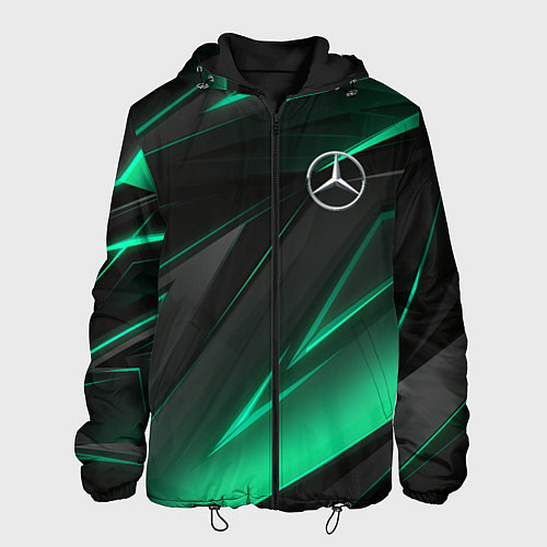 Мужская куртка MERCEDES-BENZ AMG NEON STRIPES PETRONAS / 3D-Черный – фото 1
