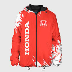 Куртка с капюшоном мужская Хонда sport, цвет: 3D-черный