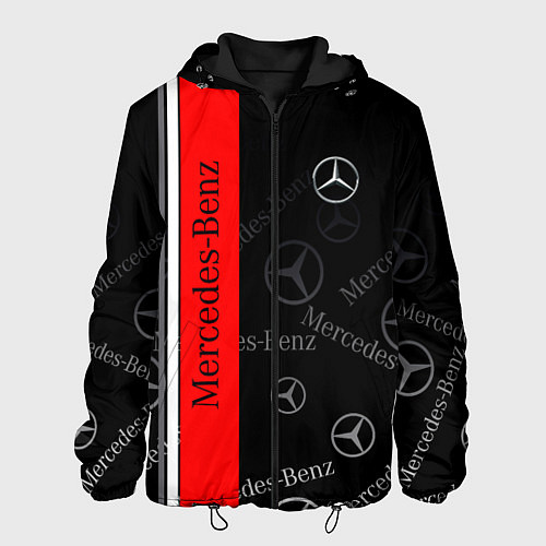 Мужская куртка Mercedes Паттерн / 3D-Черный – фото 1