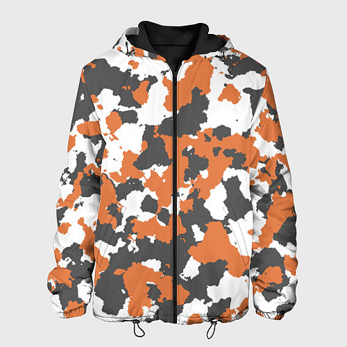 Мужская куртка Orange Camo / 3D-Черный – фото 1