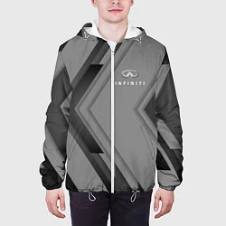 Куртка с капюшоном мужская Infinity Autosport, цвет: 3D-белый — фото 2