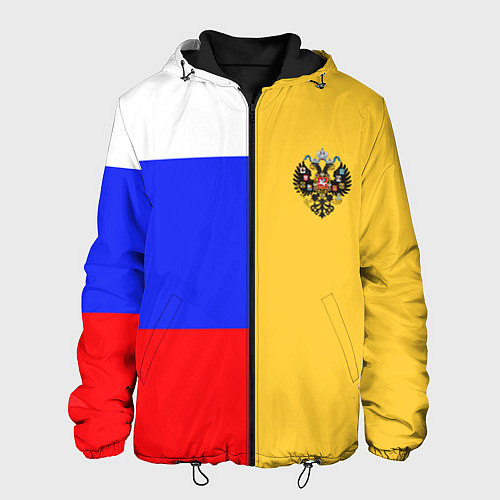 Мужская куртка Имперское знамя ТРИКОЛОР / 3D-Черный – фото 1