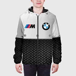 Куртка с капюшоном мужская BMW БМВ СТАЛЬ, цвет: 3D-черный — фото 2