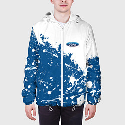 Куртка с капюшоном мужская Ford форд, цвет: 3D-белый — фото 2